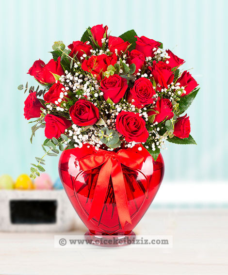 Kırmızı Gül Mutluluğu